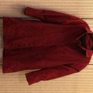 Woman’s size 16 jacket wine colored.